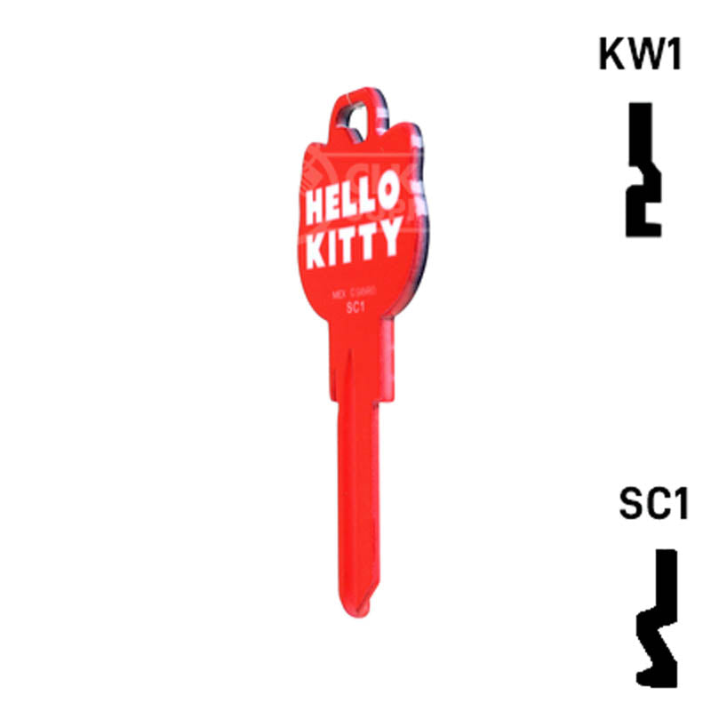 HAPPY KEYS- HELLO KITTY KEY Residential-Commercial Key Howard Keys