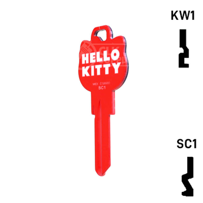 HAPPY KEYS- HELLO KITTY KEY Residential-Commercial Key Howard Keys