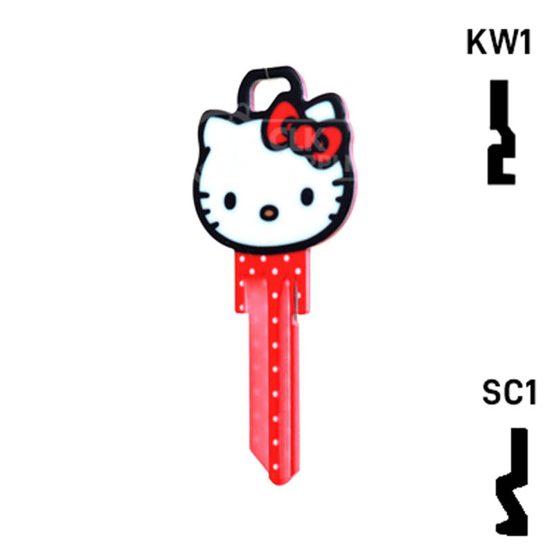 HAPPY KEYS- HELLO KITTY KEY Residential-Commercial Key Howard Keys