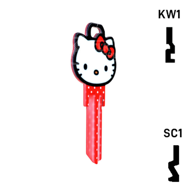 HAPPY KEYS- HELLO KITTY KEY Residential-Commercial Key Howard Keys