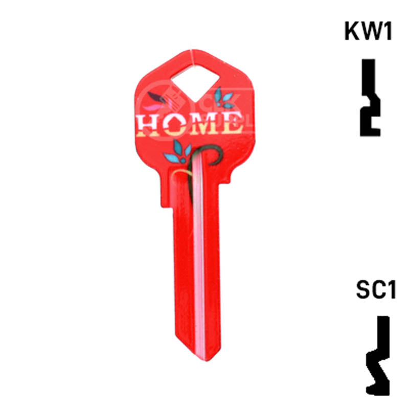 Happy Keys- Home Key (Choose Keyway) Residential-Commercial Key Howard Keys