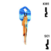 Happy Keys- Horse Key (Choose Keyway) Residential-Commercial Key Howard Keys