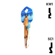 Happy Keys- Horse Key (Choose Keyway) Residential-Commercial Key Howard Keys