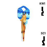 Happy Keys- Horse Key (Choose Keyway) Residential-Commercial Key Howard Keys