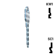 Happy Keys- Houndstooth Key (Choose Keyway) Residential-Commercial Key Howard Keys