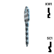 Happy Keys- Houndstooth Key (Choose Keyway) Residential-Commercial Key Howard Keys