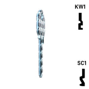 Happy Keys- Houndstooth Key (Choose Keyway) Residential-Commercial Key Howard Keys