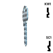 Happy Keys- Houndstooth Key (Choose Keyway) Residential-Commercial Key Howard Keys