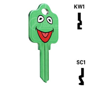 Happy Keys- Kermit Key (Choose Keyway) Residential-Commercial Key Howard Keys