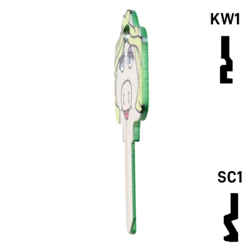 Happy Keys- Kermit Key (Choose Keyway) Residential-Commercial Key Howard Keys