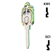 Happy Keys- Kermit Key (Choose Keyway) Residential-Commercial Key Howard Keys