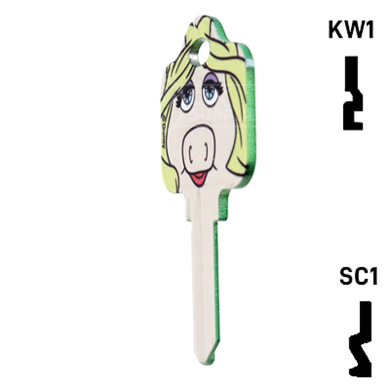 Happy Keys- Kermit Key (Choose Keyway) Residential-Commercial Key Howard Keys