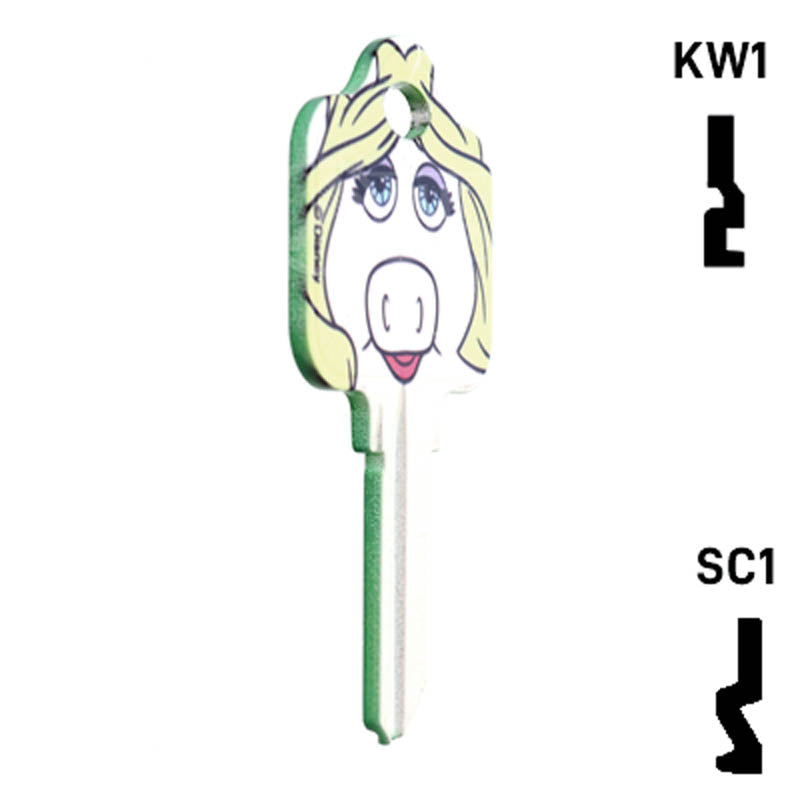 Happy Keys- Kermit Key (Choose Keyway) Residential-Commercial Key Howard Keys