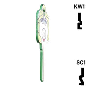 Happy Keys- Kermit Key (Choose Keyway) Residential-Commercial Key Howard Keys