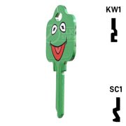 Happy Keys- Kermit Key (Choose Keyway) Residential-Commercial Key Howard Keys