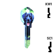 Happy Keys- Labrador Retriever Key (Choose Keyway) Residential-Commercial Key Howard Keys