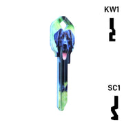 Happy Keys- Labrador Retriever Key (Choose Keyway) Residential-Commercial Key Howard Keys