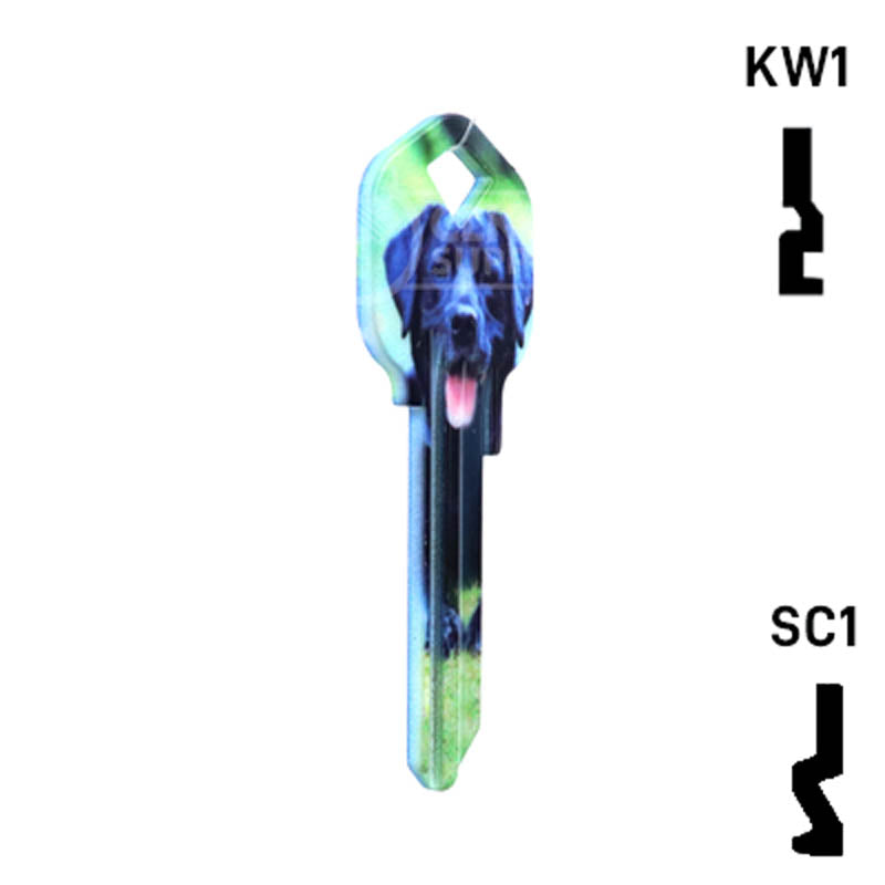 Happy Keys- Labrador Retriever Key (Choose Keyway) Residential-Commercial Key Howard Keys
