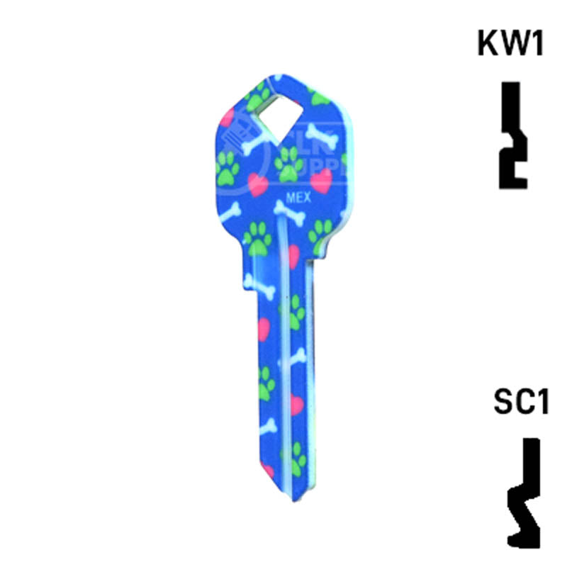 Happy Keys- Labrador Retriever Key (Choose Keyway) Residential-Commercial Key Howard Keys