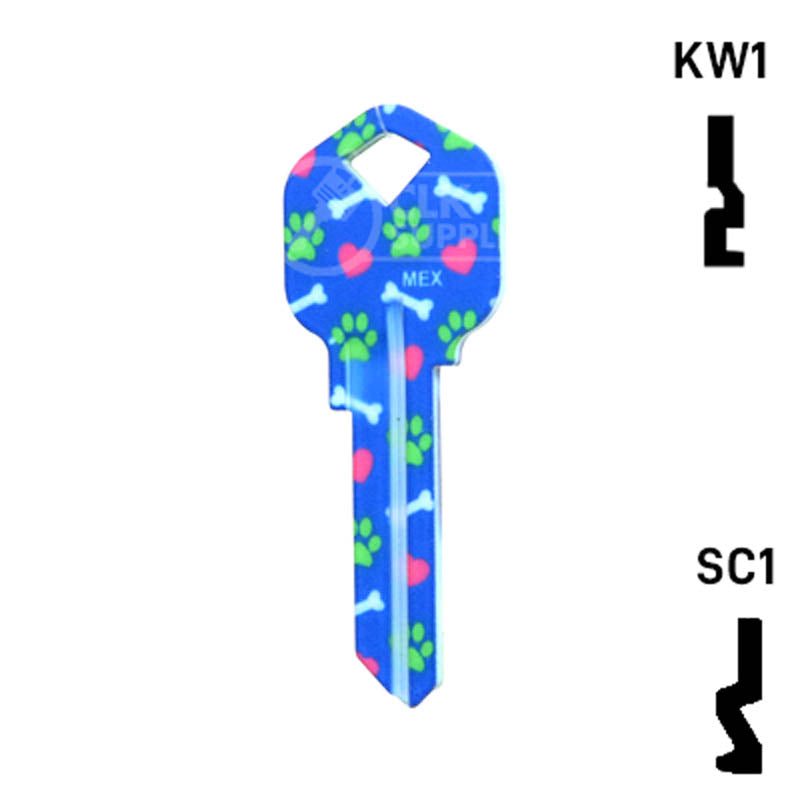 Happy Keys- Labrador Retriever Key (Choose Keyway) Residential-Commercial Key Howard Keys