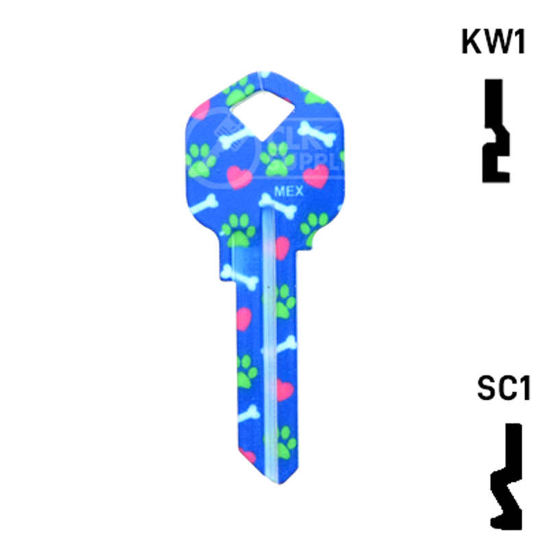 Happy Keys- Labrador Retriever Key (Choose Keyway) Residential-Commercial Key Howard Keys