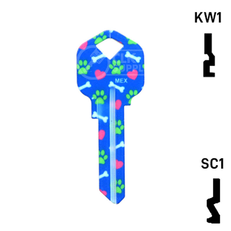 Happy Keys- Labrador Retriever Key (Choose Keyway) Residential-Commercial Key Howard Keys