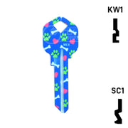 Happy Keys- Labrador Retriever Key (Choose Keyway) Residential-Commercial Key Howard Keys
