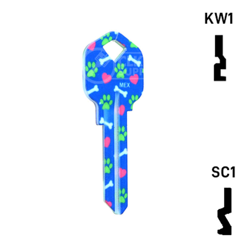 Happy Keys- Labrador Retriever Key (Choose Keyway) Residential-Commercial Key Howard Keys