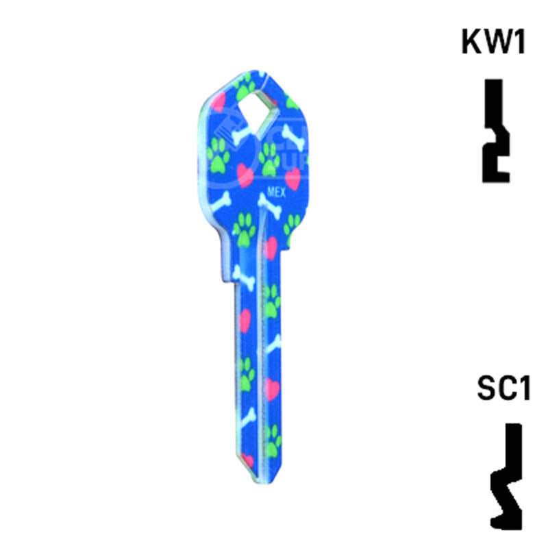 Happy Keys- Labrador Retriever Key (Choose Keyway) Residential-Commercial Key Howard Keys