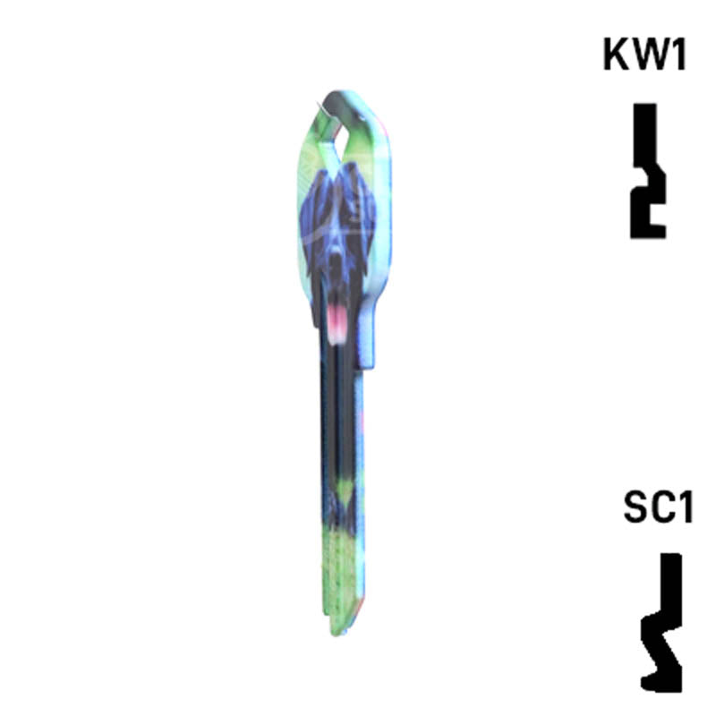 Happy Keys- Labrador Retriever Key (Choose Keyway) Residential-Commercial Key Howard Keys
