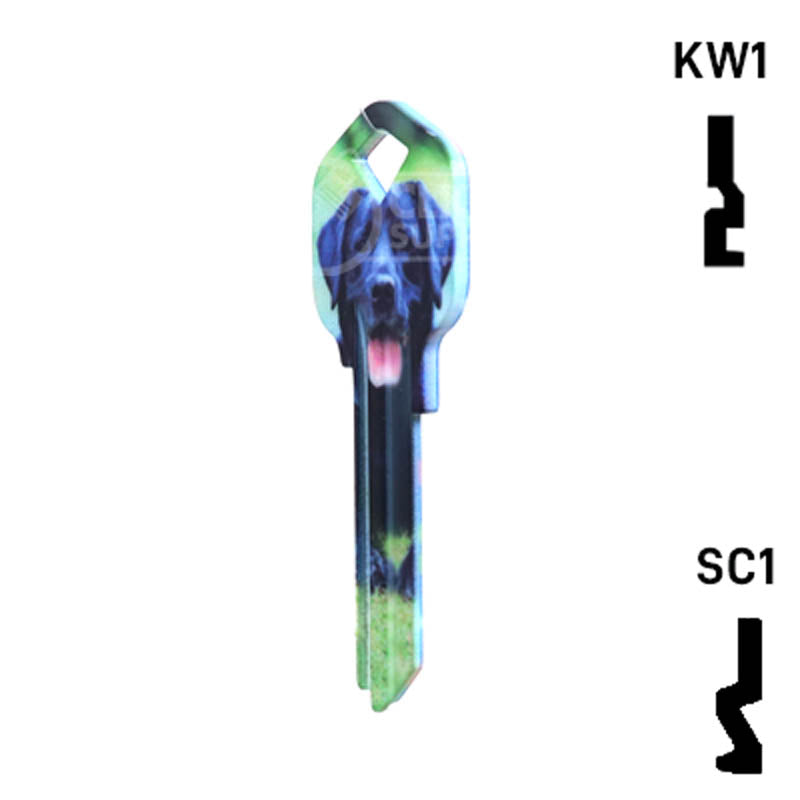Happy Keys- Labrador Retriever Key (Choose Keyway) Residential-Commercial Key Howard Keys