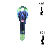 Happy Keys- Labrador Retriever Key (Choose Keyway) Residential-Commercial Key Howard Keys