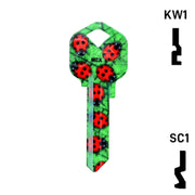 Happy Keys- Ladybugs Key (Choose Keyway) Residential-Commercial Key Howard Keys