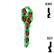 Happy Keys- Ladybugs Key (Choose Keyway) Residential-Commercial Key Howard Keys
