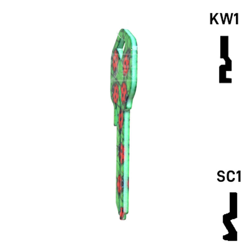 Happy Keys- Ladybugs Key (Choose Keyway) Residential-Commercial Key Howard Keys