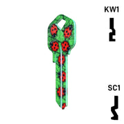 Happy Keys- Ladybugs Key (Choose Keyway) Residential-Commercial Key Howard Keys