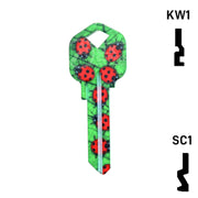 Happy Keys- Ladybugs Key (Choose Keyway) Residential-Commercial Key Howard Keys