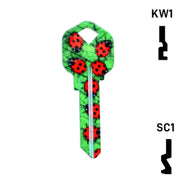 Happy Keys- Ladybugs Key (Choose Keyway) Residential-Commercial Key Howard Keys