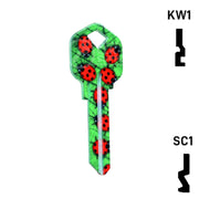 Happy Keys- Ladybugs Key (Choose Keyway) Residential-Commercial Key Howard Keys