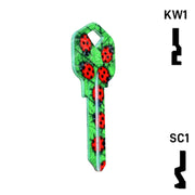 Happy Keys- Ladybugs Key (Choose Keyway) Residential-Commercial Key Howard Keys