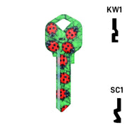 Happy Keys- Ladybugs Key (Choose Keyway) Residential-Commercial Key Howard Keys