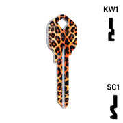 Happy Keys- Leopard Key (Choose Keyway) Residential-Commercial Key Howard Keys