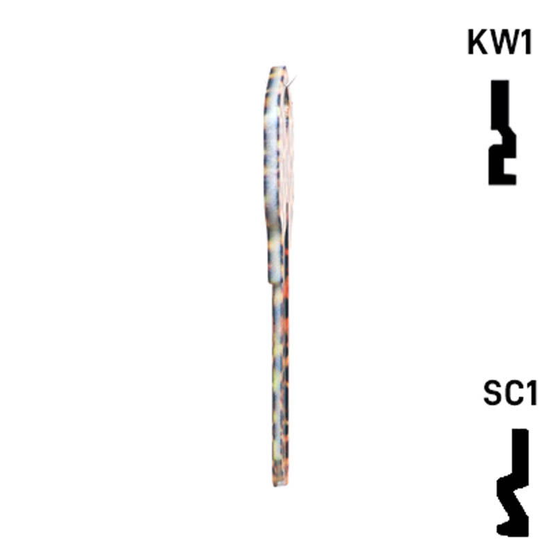 Happy Keys- Leopard Key (Choose Keyway) Residential-Commercial Key Howard Keys