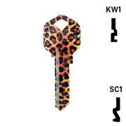Happy Keys- Leopard Key (Choose Keyway) Residential-Commercial Key Howard Keys