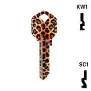 Happy Keys- Leopard Key (Choose Keyway) Residential-Commercial Key Howard Keys