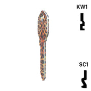 Happy Keys- Leopard Key (Choose Keyway) Residential-Commercial Key Howard Keys