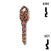 Happy Keys- Leopard Key (Choose Keyway) Residential-Commercial Key Howard Keys