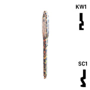 Happy Keys- Leopard Key (Choose Keyway) Residential-Commercial Key Howard Keys