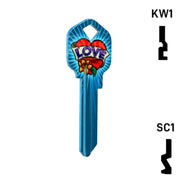 Happy Keys- Love Key (Choose Keyway) Residential-Commercial Key Howard Keys