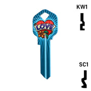 Happy Keys- Love Key (Choose Keyway) Residential-Commercial Key Howard Keys